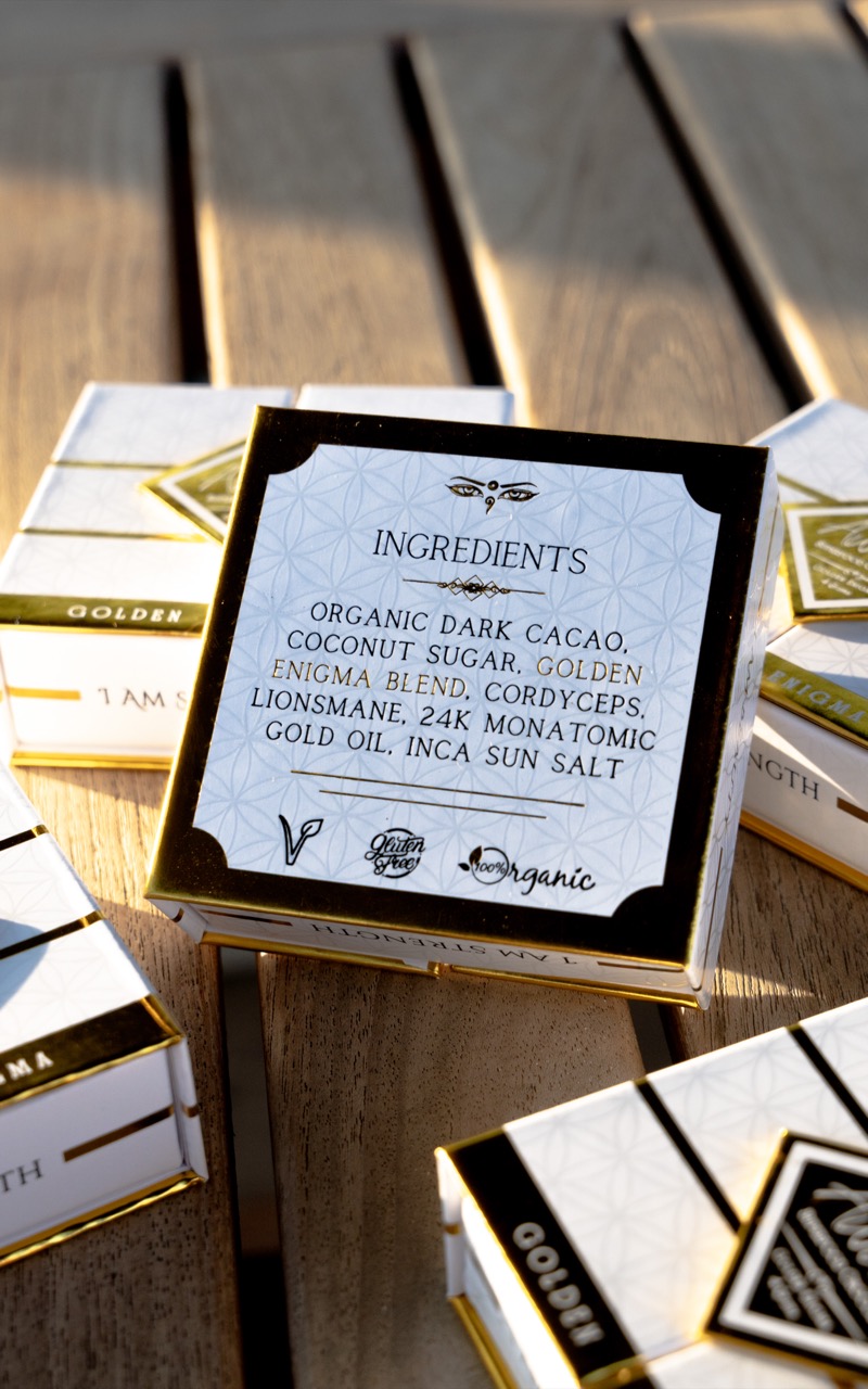 Golden Enigma 70% Dark Cacao Chocolate